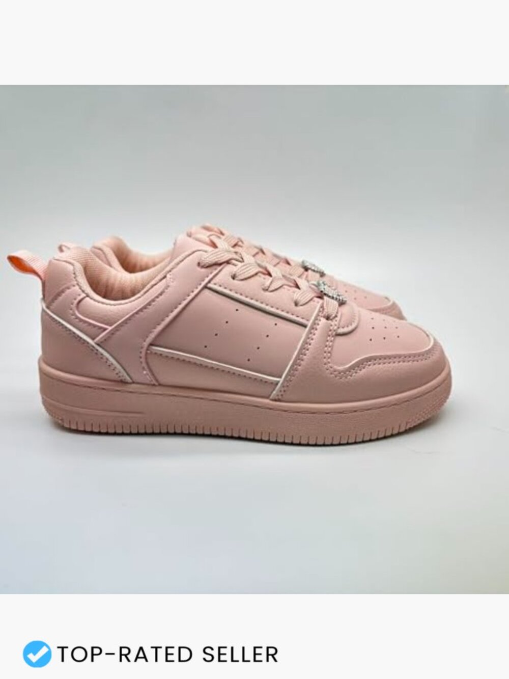 Womens Lace Up Platform Sneakers Comfortable Walking Sport Shoes Retro Style - Picture 2 of 6